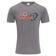Moseley College Academy Charcoal  Bisons Performance T-Shirt