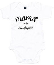 Mama to be announcement baby bodysuit
