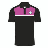 Holly Lodge 6th Form Adult Polo Black/Fuchsia - ORDER BY 9/9/22 – DELIVERY W/C 17/10/22