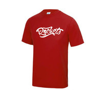 COB Rockets - Adults Fire Red dry Tee