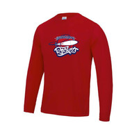 COB Rockets - Adult Fire Red long sleeved tee