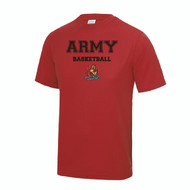 ARMY WARRIORS BASKETBALL PLAYERS - RED TEE