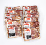 join our COMMUNITY SUPPORTED BACON CLUB, 36 packs (three packs a month) for a year
