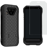 Kyocera DuraForce Ultra 5G E7110 Case and Belt Clip Holster Combo includes 2.5D Screen Protector by Wireless ProTech