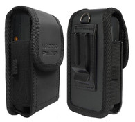 CAT S22 Flip Phone Leather Pouch with Belt Clip by Wireless ProTech