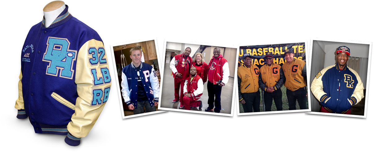 Custom Designed Letterman Jackets at Mount Olympus Awards and A Few of Our Thousands of Satisfied Customers