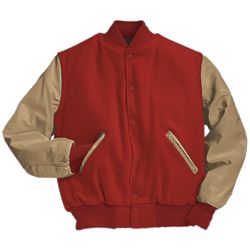 cream letterman jacket