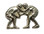 This wrestlers standing varsity letter pin is a great addition to your letterman jacket or sweater.