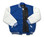 Bright Royal Blue and White Varsity Letterman Jacket