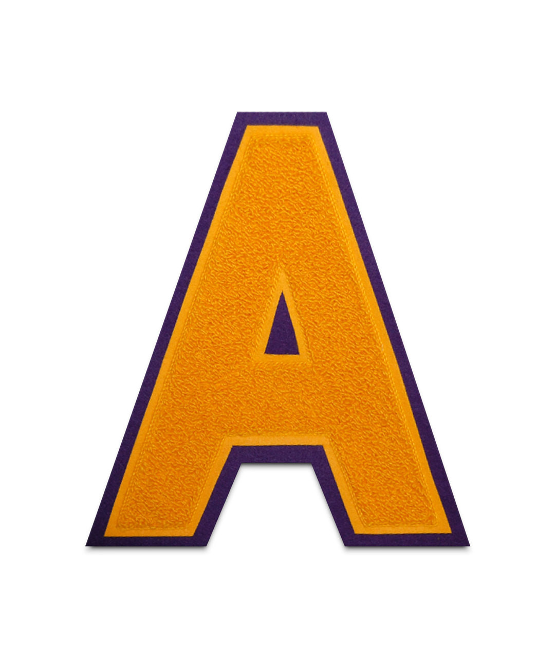 double felt plain block chenille varsity letter plain letter