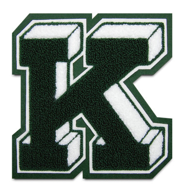 Double Felt Dimensional Chenille Varsity Letter