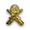 Crossed Rifles Varsity Letter Pins