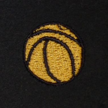 Basketball Embroidered Swiss Insert