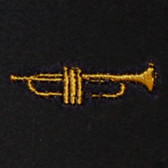 Trumpet Embroidered Swiss Insert