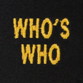 Who’s Who Embroidered Swiss Insert