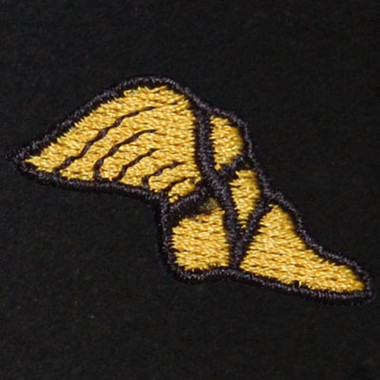 Winged Foot Embroidered Swiss Insert