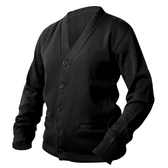 Black Letterman Sweater