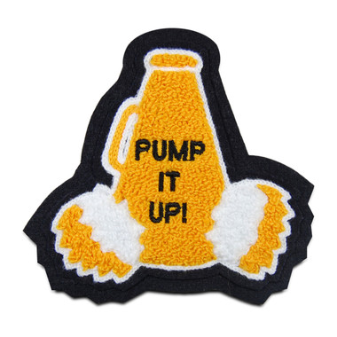 Megaphone and Poms Cheerleading Patch