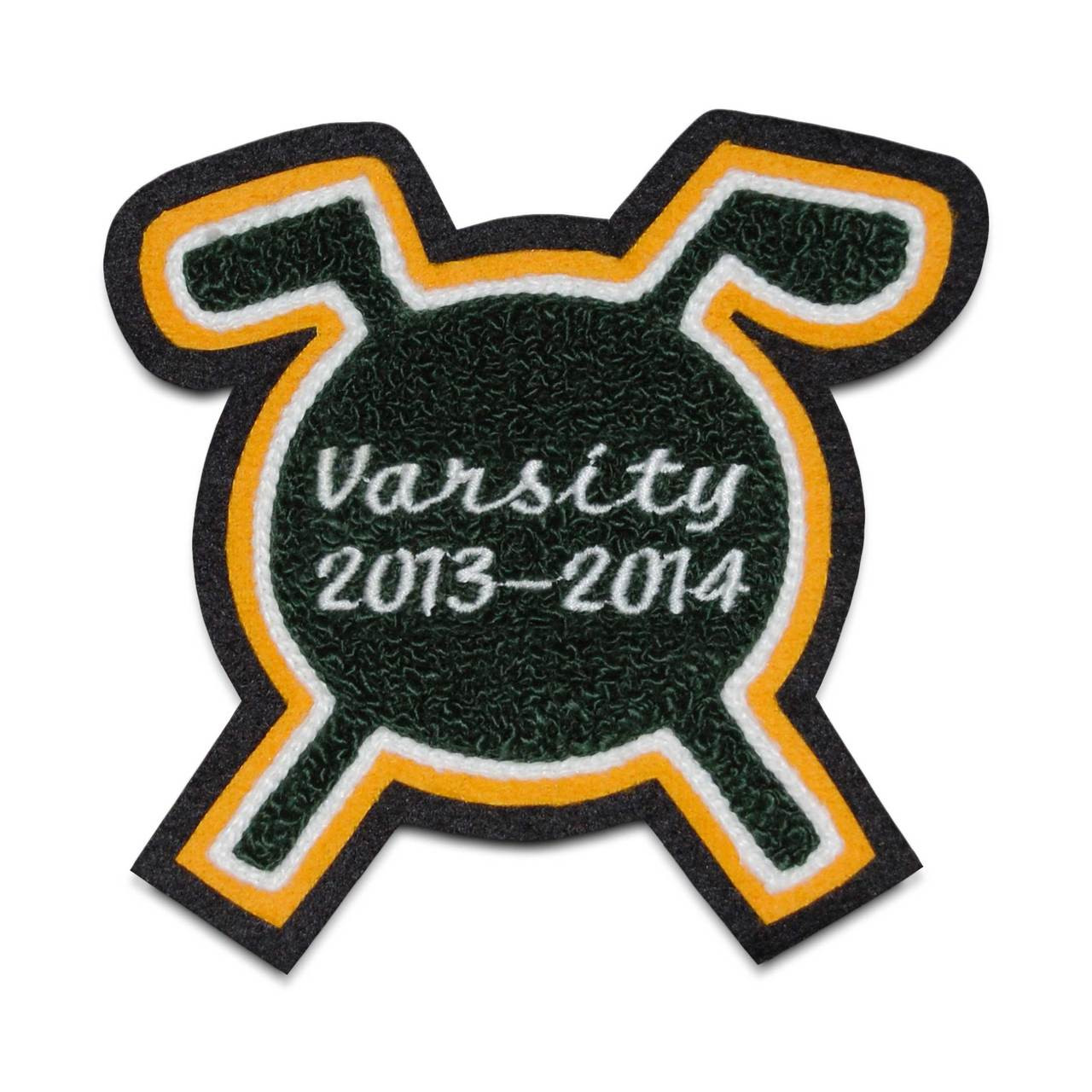 Golf Clubs and Ball Sports Patch - Varsity Jacket Patches