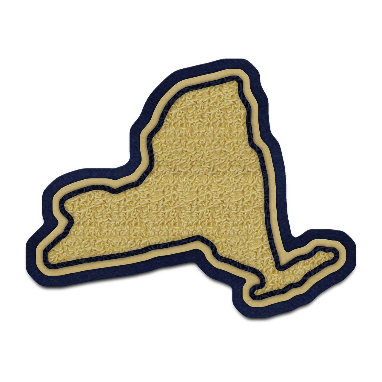 4 Inch Embroidered Chenille State Patches for Varsity Jackets