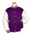 Purple and White Varsity Letterman Jacket