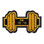 Dumbbell Sports Patch