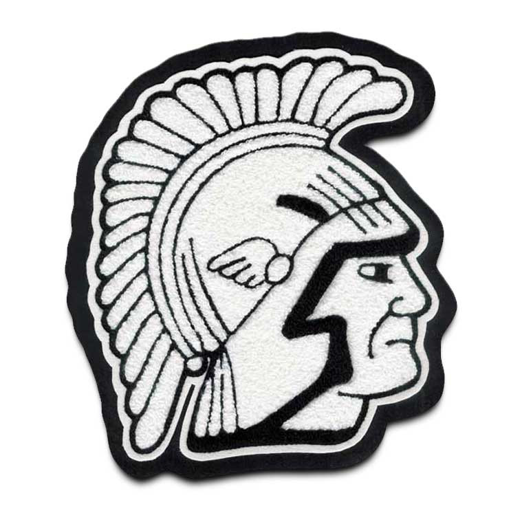 Trojan Mascot 2 Chenille Patch - Mount Olympus Awards Mascot Patches