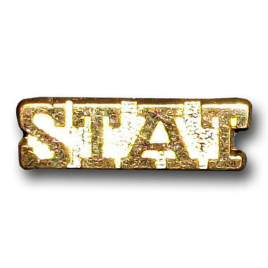 This STAT Varsity Letter pin is perfect for your Varsity Letter 