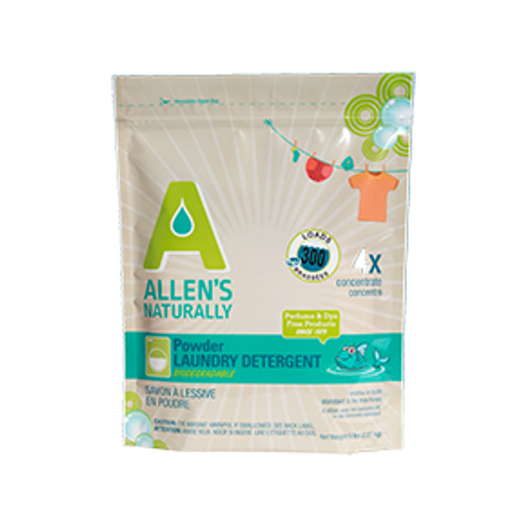 Perfume and Dye Free Natural Laundry Powder Detergent