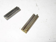 G SCALE - TWO (2) BRASS RAIL JOINERS- GOOD - FOR TRACK- M12