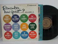REMEMBER HOW GREAT? V2 COLUMBIA RECORDS 69409 RECORD ALBUM