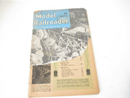 VINTAGE MODEL RAILROADER MAGAZINE- AUGUST 1946 - TORN COVER - H22