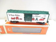 LIONEL 16273 - 1997 EMPLOYEE CHRISTMAS BOXCAR - 0/027- BOXED - B13A