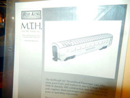 MTH TRAINS INSTRUCTION BOOKLET - RAILKING 60 FT STREAMLINED PASSENGER CARS - M33