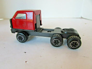1981 TONKA METAL TRACTOR CAB RED MADE IN MEXICO 5"L TONKA WHEELS H8