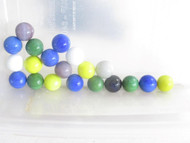 VINTAGE TOY MARBLES- VARIOUS COLORS- EXC CONDITION- S31HH
