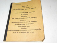 ORIGINAL HANDBOOK- PENN RR & POLICE OFFICERS RULES- MAY 1962- EXC- M44