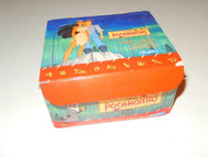 DISNEY POCAHONTAS - BOX OF PLAYING CARDS- EMPTY WRAPPERS/50 CARDS- GOOD- L133