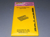 HO TRAINS - ATLAS #25- 4 SECTIONS OF BRASS 1 1/2" STRAIGHTS- NEW - H16