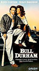 L41 BULL DURHAM KEVIN COSTNER ORION 1988 VHS TAPE NEW IN BOX
