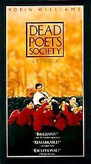 DEAD POETS SOCIETY ROBIN WILLIAMS VHS VIDEO TAPE USED L42F