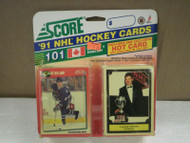 HOCKEY CARDS SCORE 1991- CANADIAN ENGLISH SERIES 1- CRAIG WOLANIN- NEW- L136