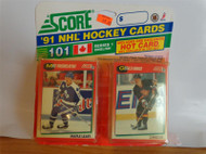 HOCKEY CARDS -SCORE 1991 NHL HOCKEY CARDS- SERIES 1- RE-TAPED - H42