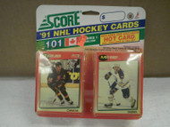 HOCKEY CARDS SCORE 1991- CANADIAN ENGLISH SERIES 1- TREVOR LINDEN- NEW- L136