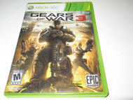 XBOX 360- GEARS OF WAR 3 VIDEO GAME W/CASE - USED- W44