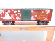 LIONEL CHRISTMAS- 36296 - 2005 CHRISTMAS BOX CAR - 027- LN- HH1P