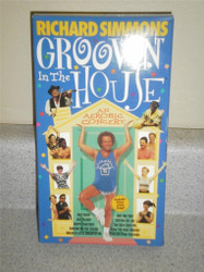 VHS MOVIE- RICHARD SIMMONS GROOVIN IN THE HOUSE- GOOD CONDITION- L76