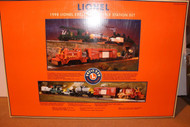 LIONEL 21753 - 1998 SERVICE STATION EXCLUSIVE FIRE RESCUE SET- BOXED- 0/027- H1