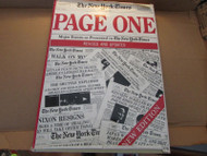 THE NEW YORK TIMES PAGE ONE 1920-1987 COFFEE TABLE HC BOOK WITH DJ 1987 LotD