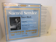 SACRED SERVICE ERNEST BLOCH AVODATH HAKODESH 6221 RECORD ALBUM LN L114B